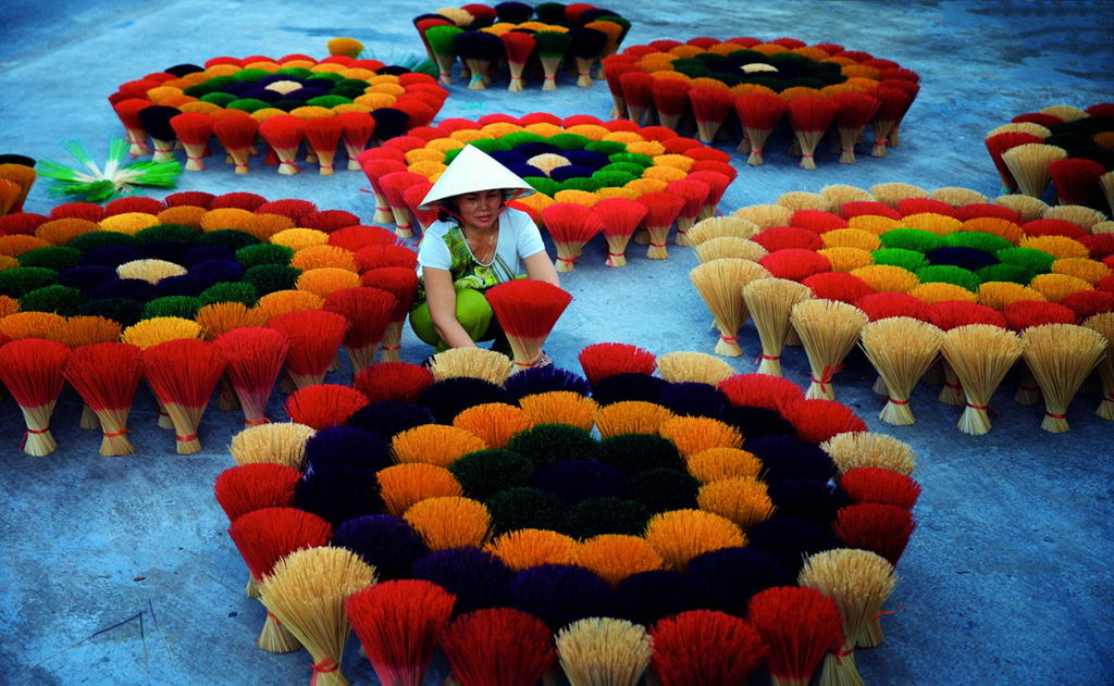 Conical Hat-Making Village