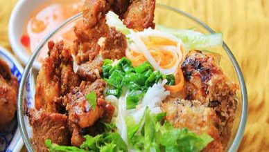 Appetizing Vietnamese Street Food – Bun Thit Nuong